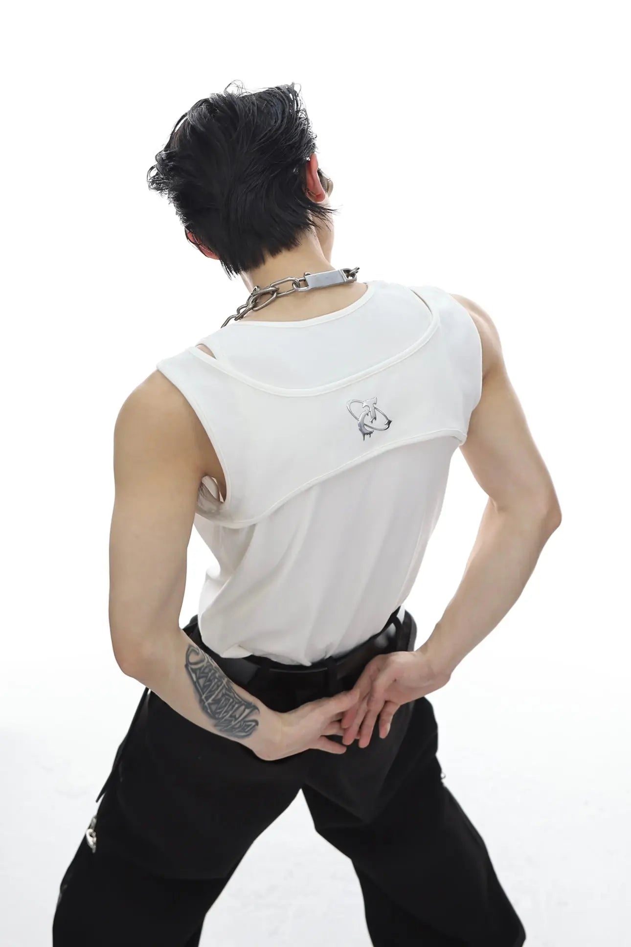 【23s May.】Slim Fit Vest ArtsKoreanMan