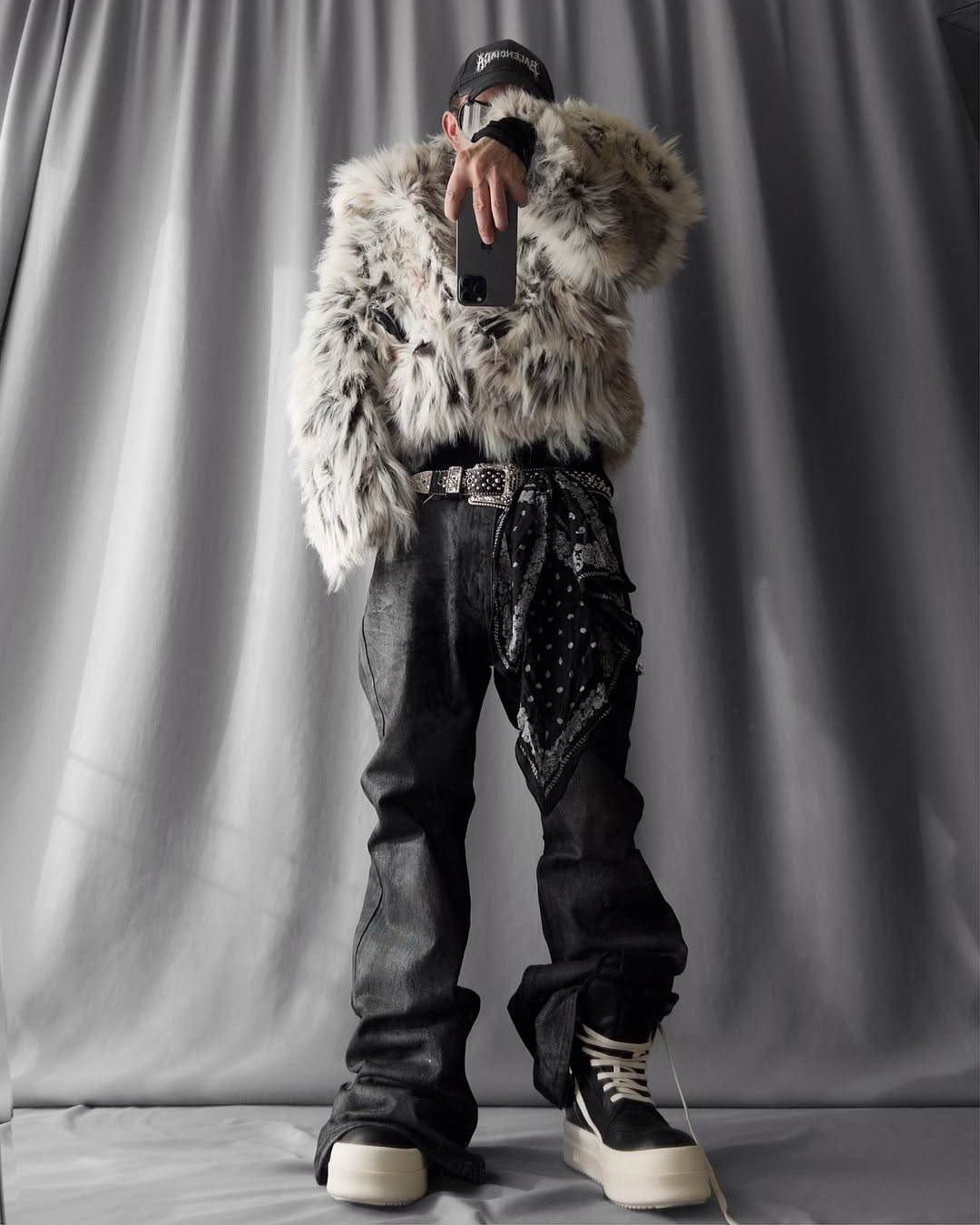 Leopard Plush Faux Fur Jacket / Pants Artskoreanman