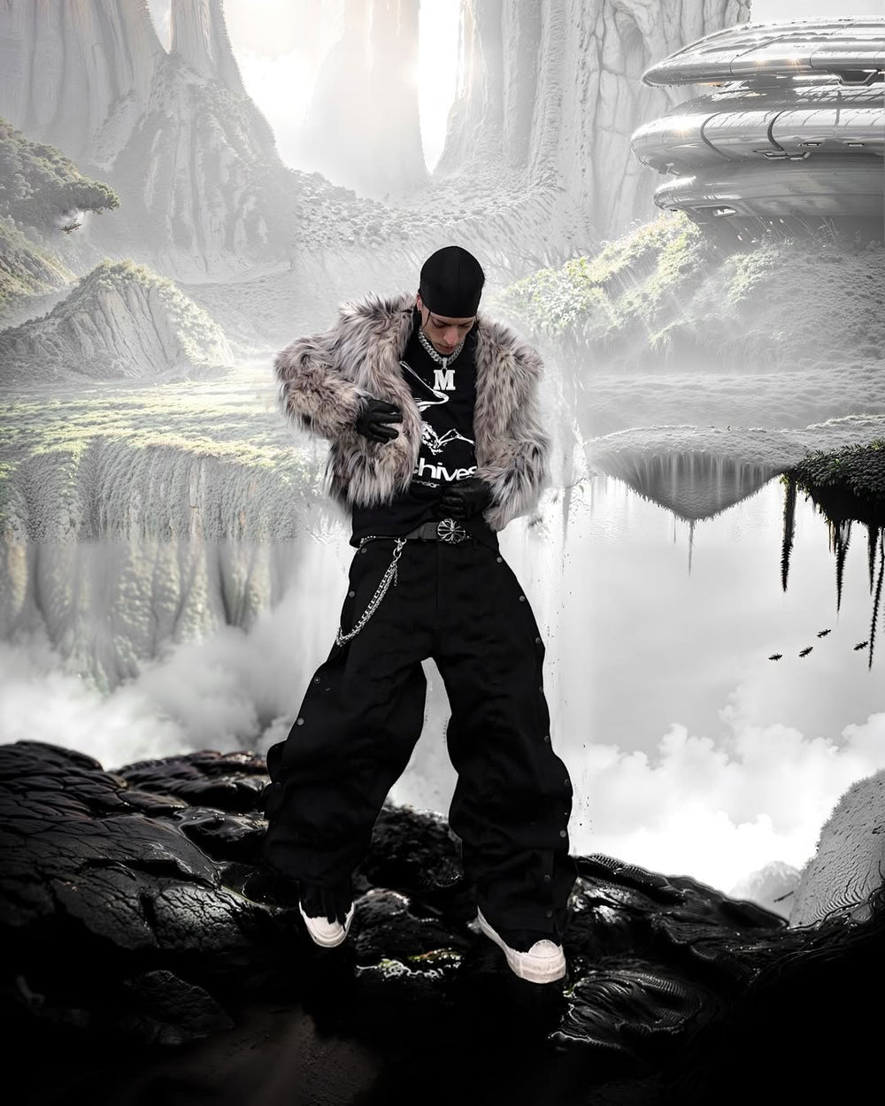 【24s Nov.】Leopard Plush Faux Fur Jacket / Pants ArtsKoreanMan