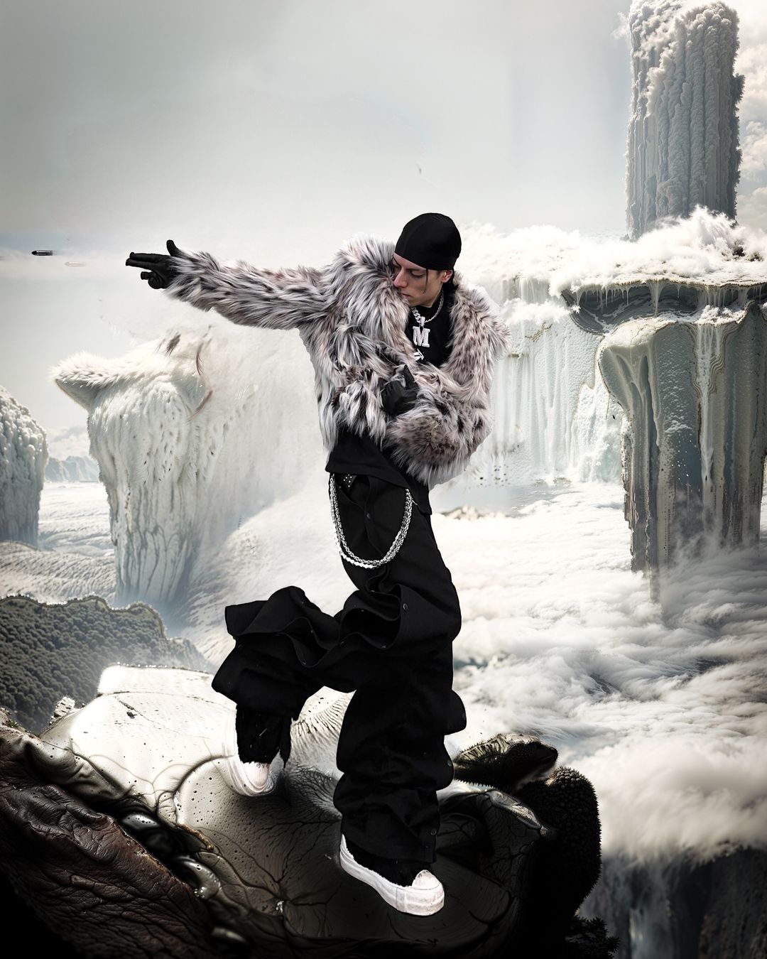 【24s Nov.】Leopard Plush Faux Fur Jacket / Pants ArtsKoreanMan