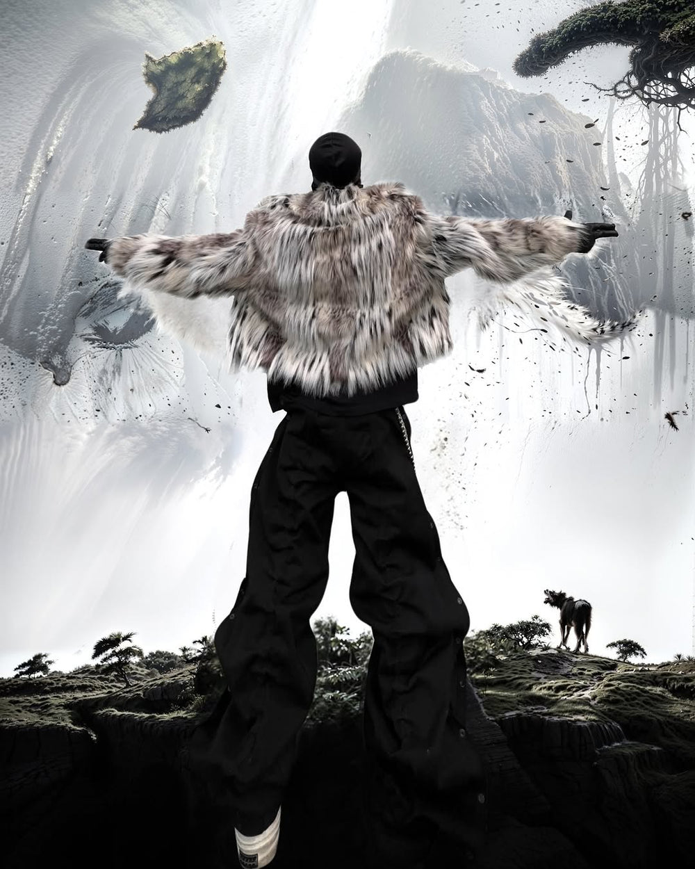 【24s Nov.】Leopard Plush Faux Fur Jacket / Pants ArtsKoreanMan