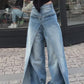 【24s January.】Fake Two-piece High-end Hot Girl Jeans Skirt