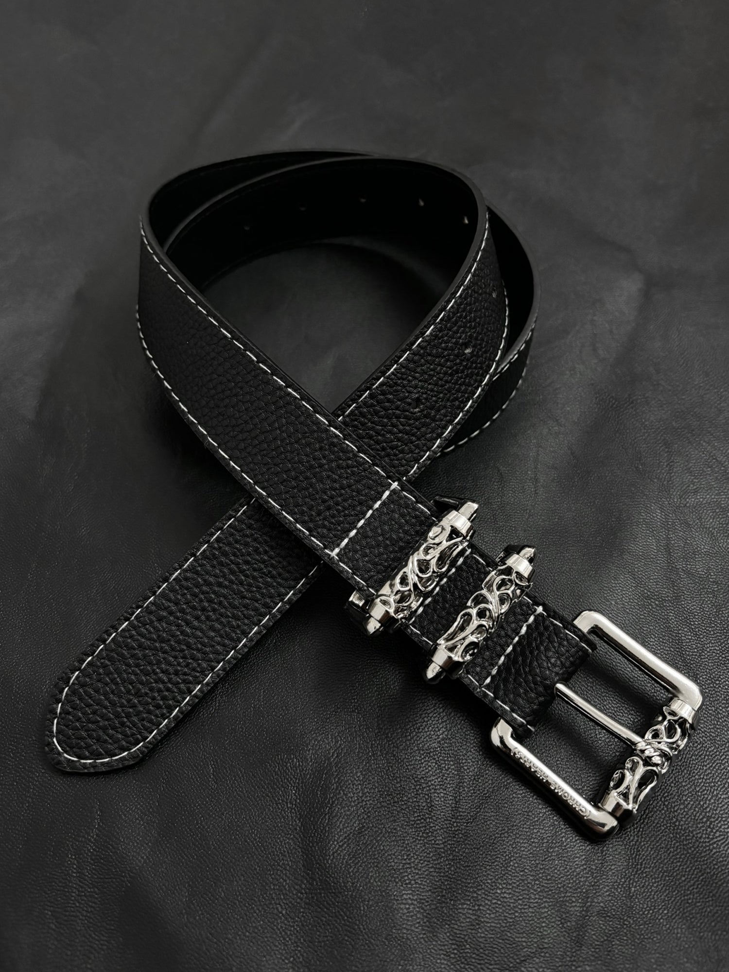 Roller Y2K Metal Leather Belt