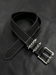 Roller Y2K Metal Leather Belt