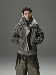 【25s Sep.】Wasteland Style Vintage Washed Denim Jacket