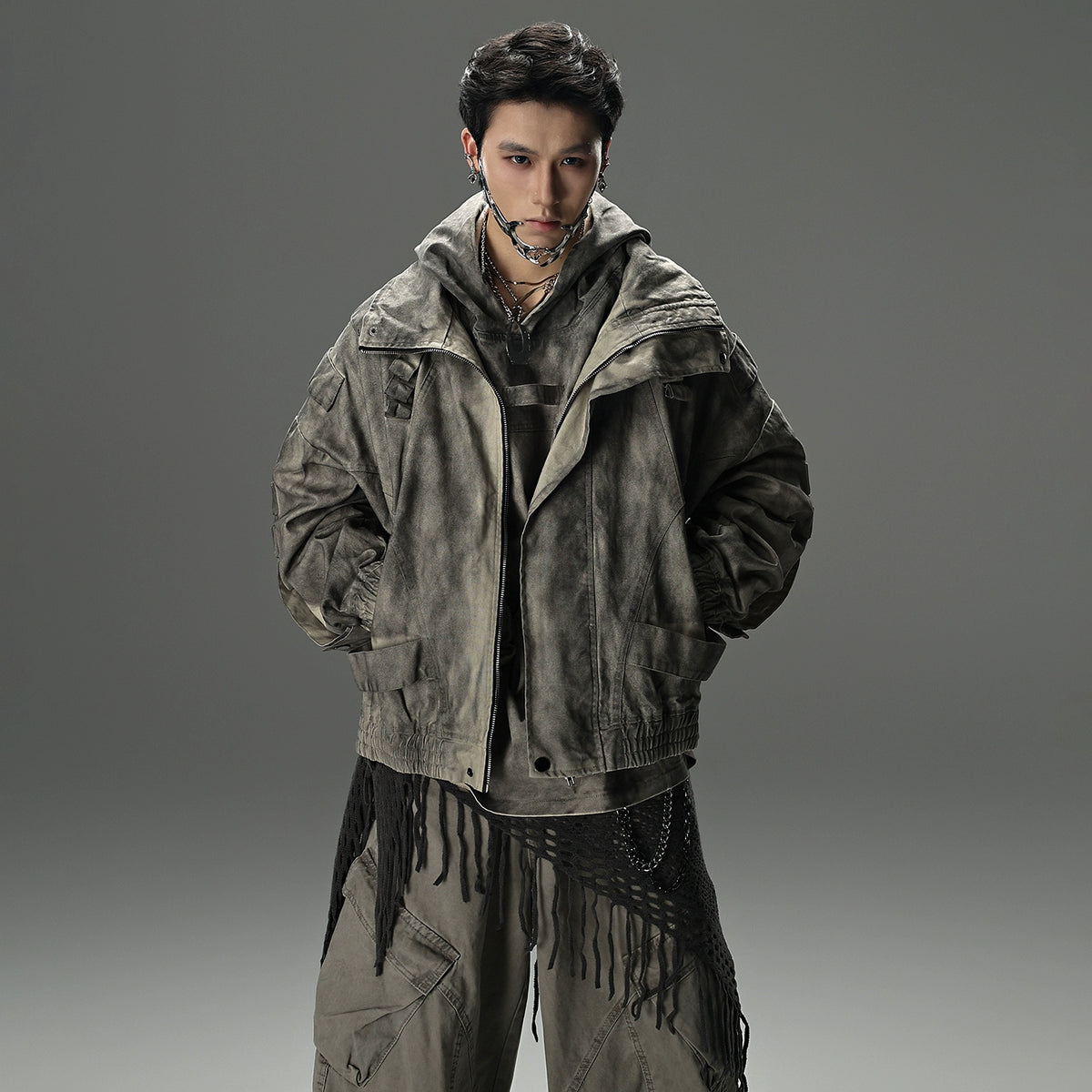 【25s Sep.】Wasteland Style Vintage Washed Denim Jacket