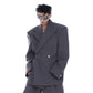 【23s Feb.】High Shoulder Twill Button Design Top Suit