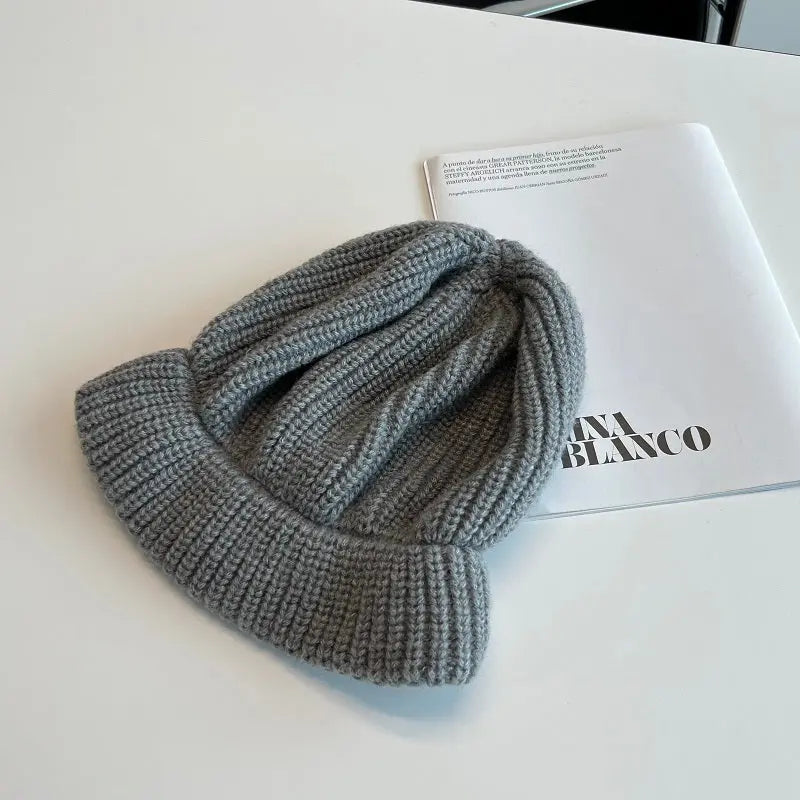 Simple Warm Knitted Hat ArtsKoreanMan