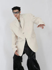 High Shoulder Black Jacket ArtsKoreanMan