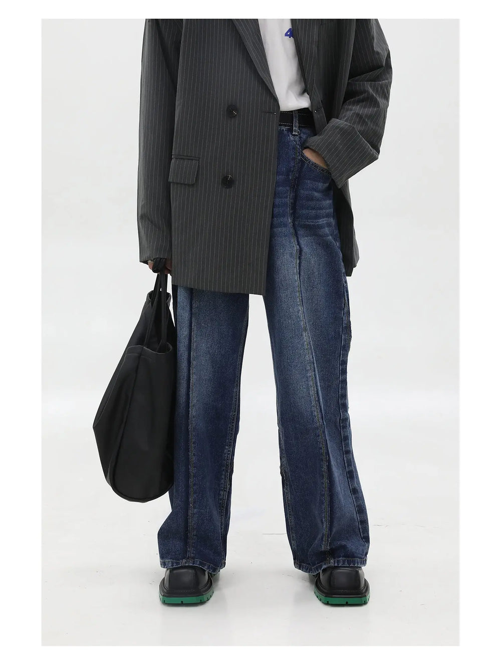 【HOT!】Black Square Toe Leather Shoes ArtsKoreanMan