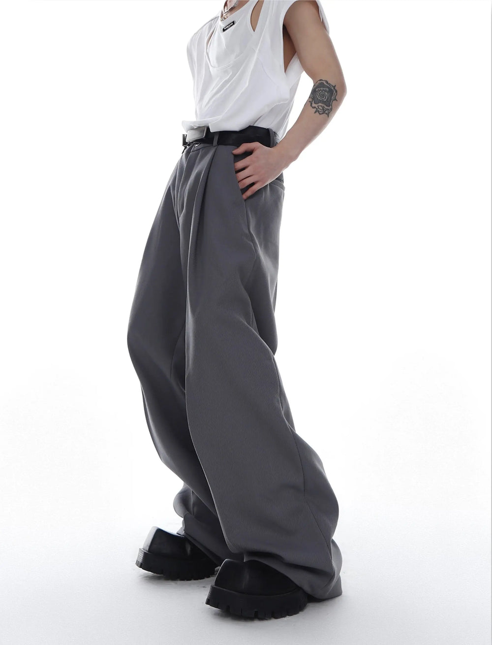 【23s Feb.】Loose-fitting Twill Trousers ArtsKoreanMan