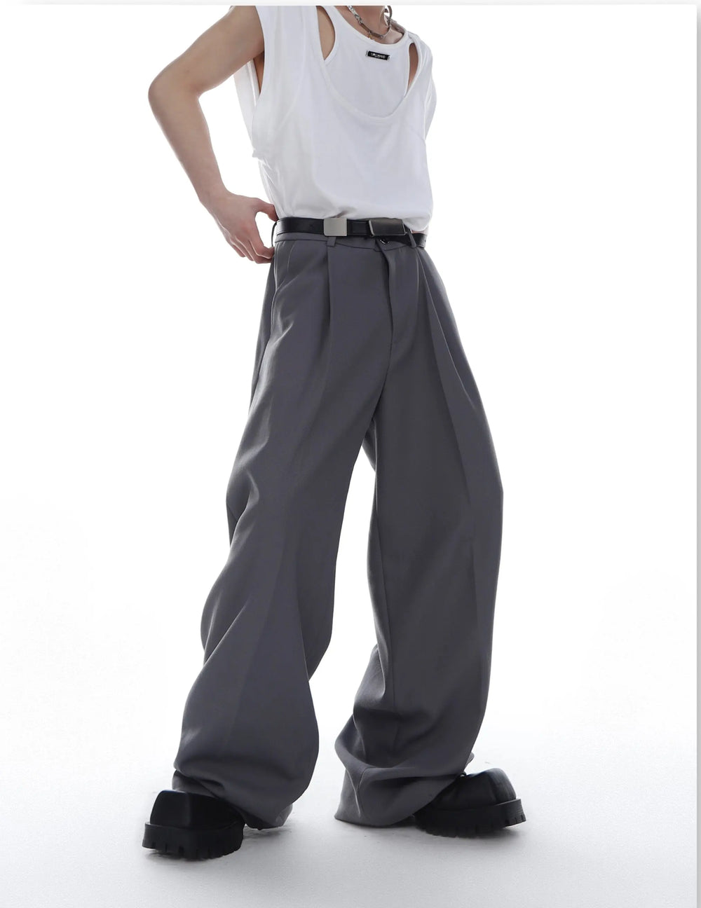 【23s Feb.】Loose-fitting Twill Trousers ArtsKoreanMan