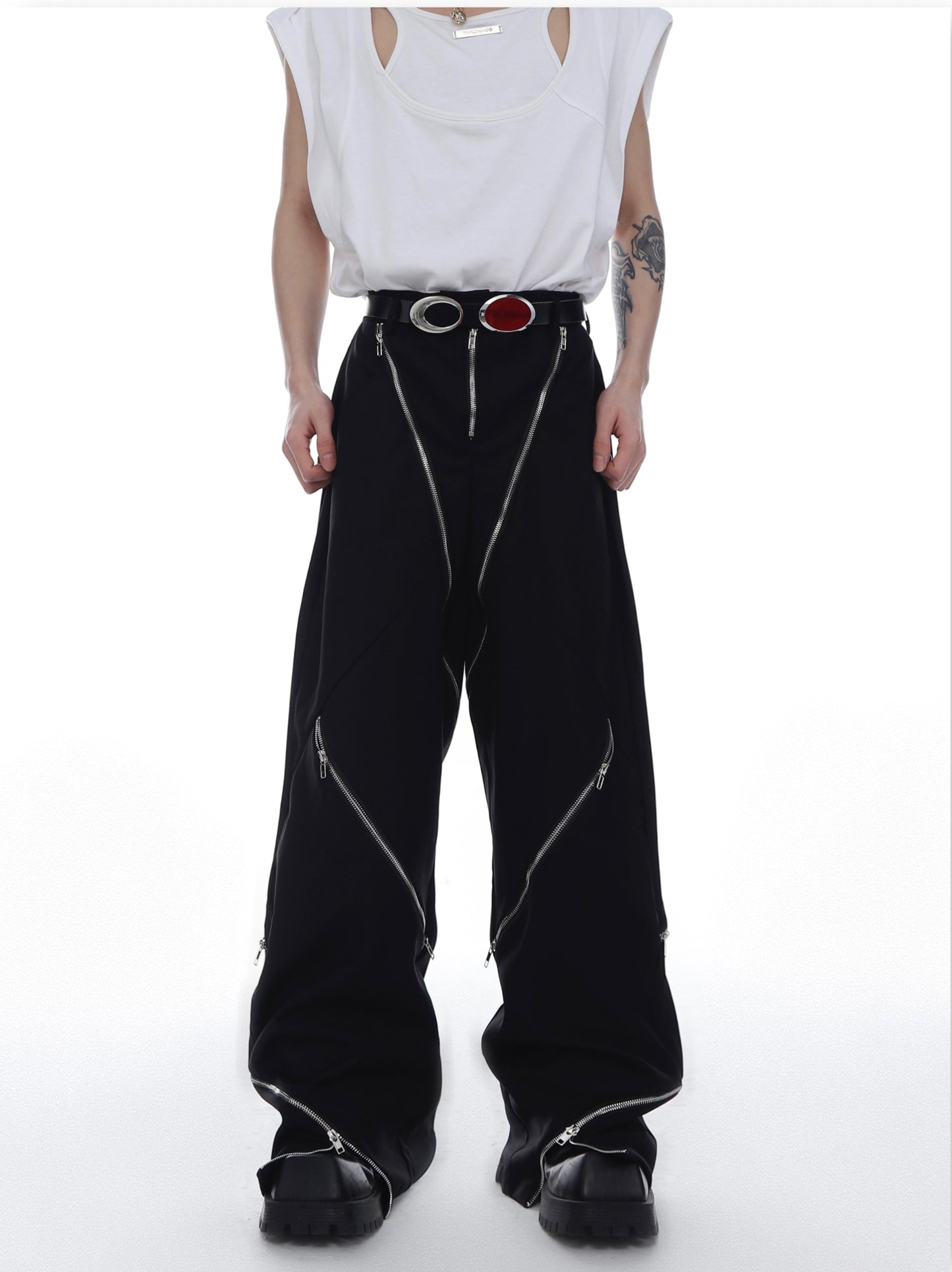 【23s Feb.】Multi-zipper Trousers