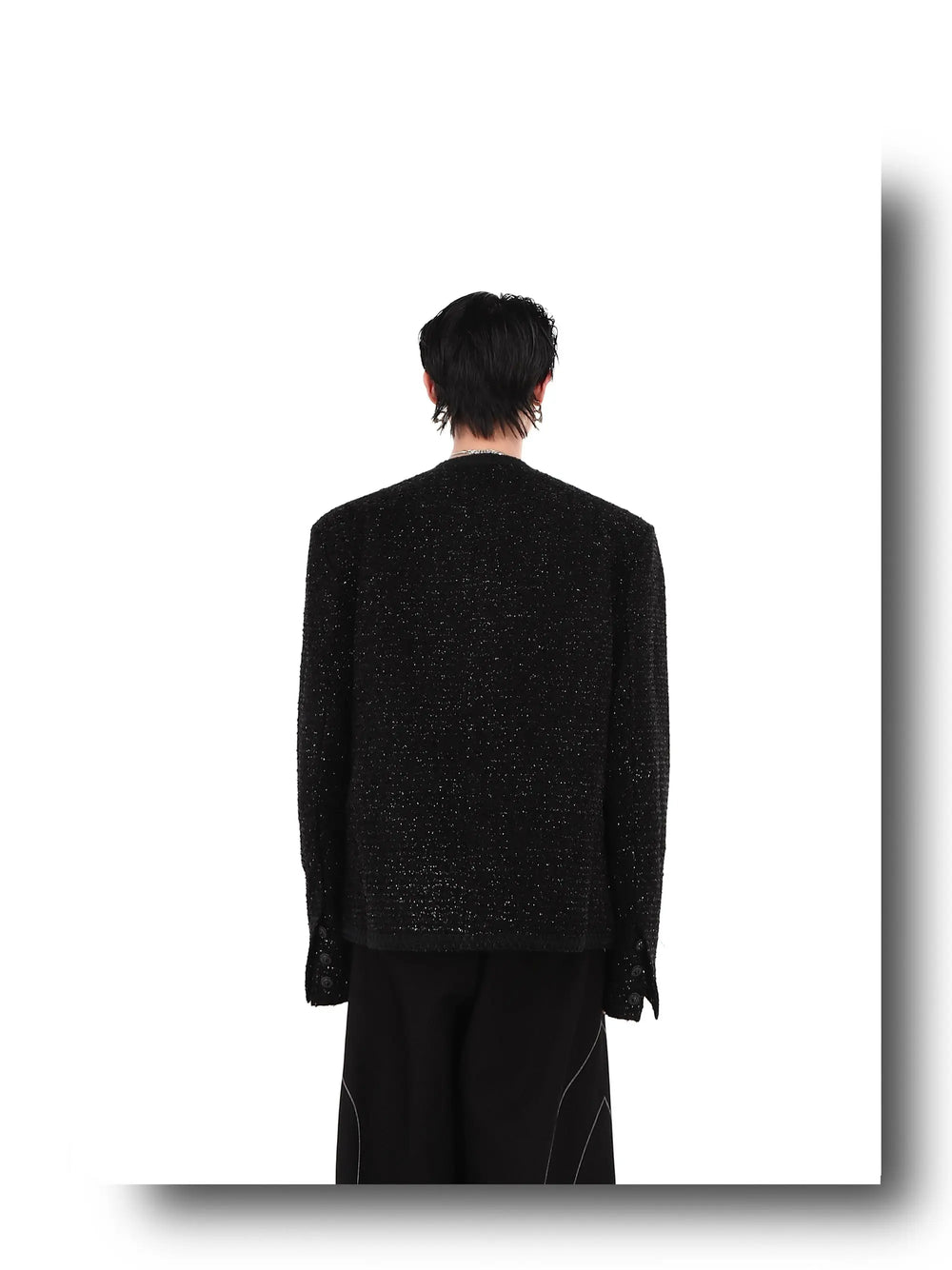 Collarless Suit Jacket ArtsKoreanMan