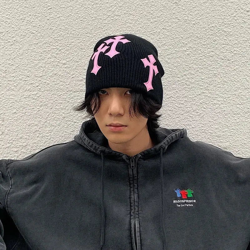 Cross Wool Hat ArtsKoreanMan