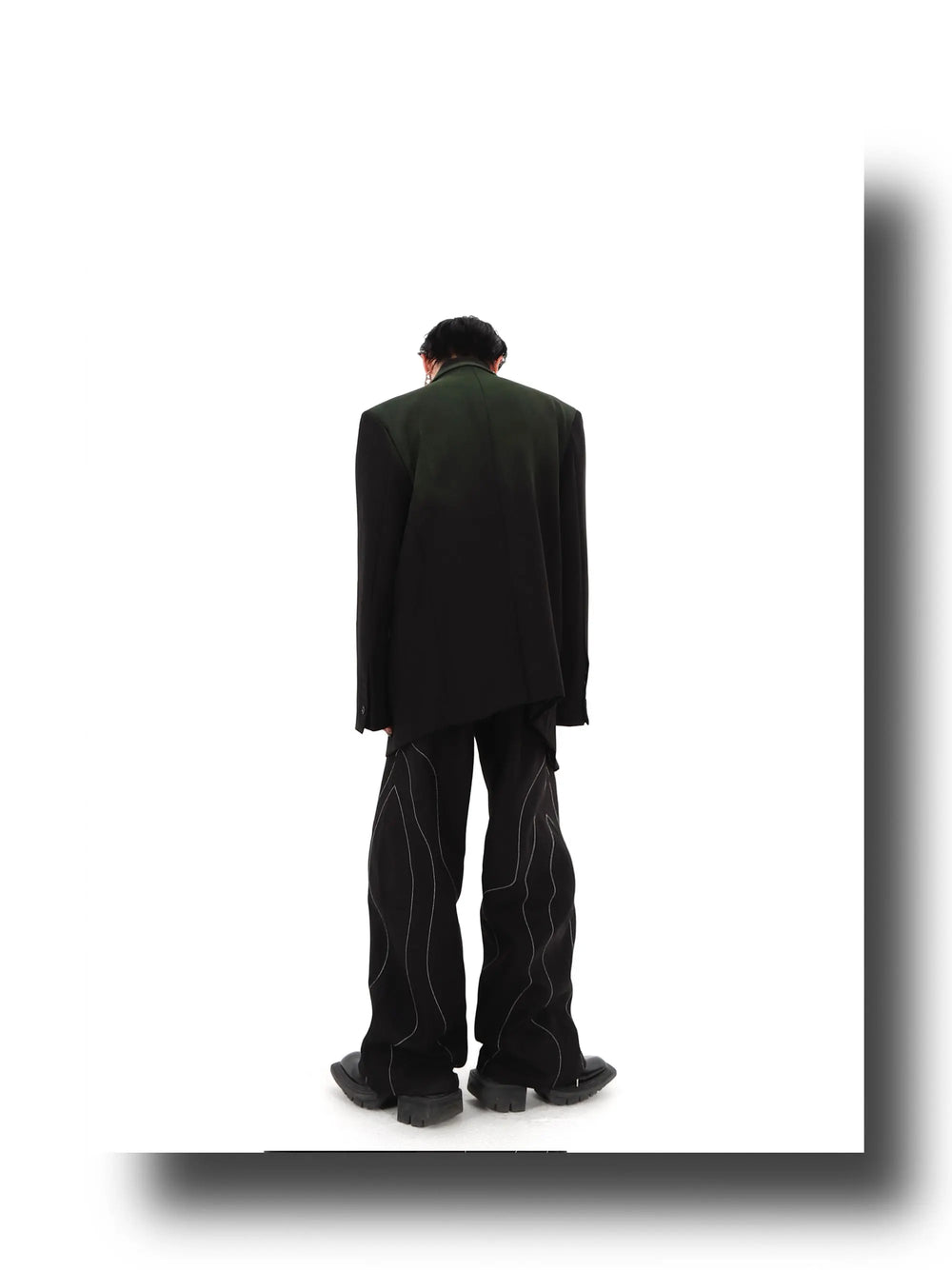 Black and Green Suit ArtsKoreanMan