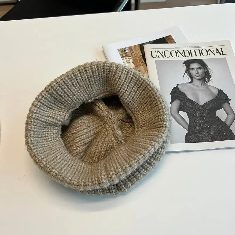 Simple Warm Knitted Hat ArtsKoreanMan