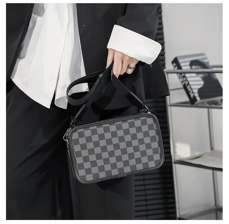 New Style Check Fashion Shoulder Bag ArtsKoreanMan