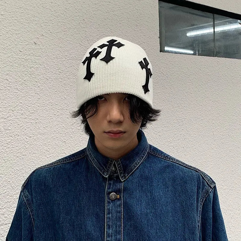 Cross Wool Hat ArtsKoreanMan