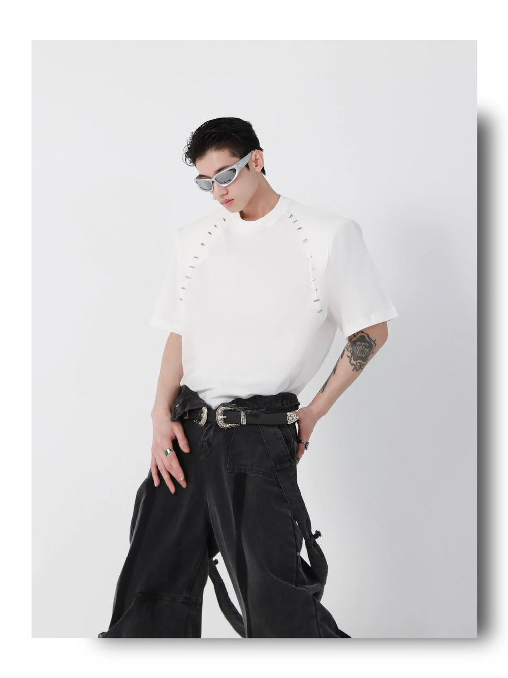 High Shoulder Fashion Shirt ArtsKoreanMan