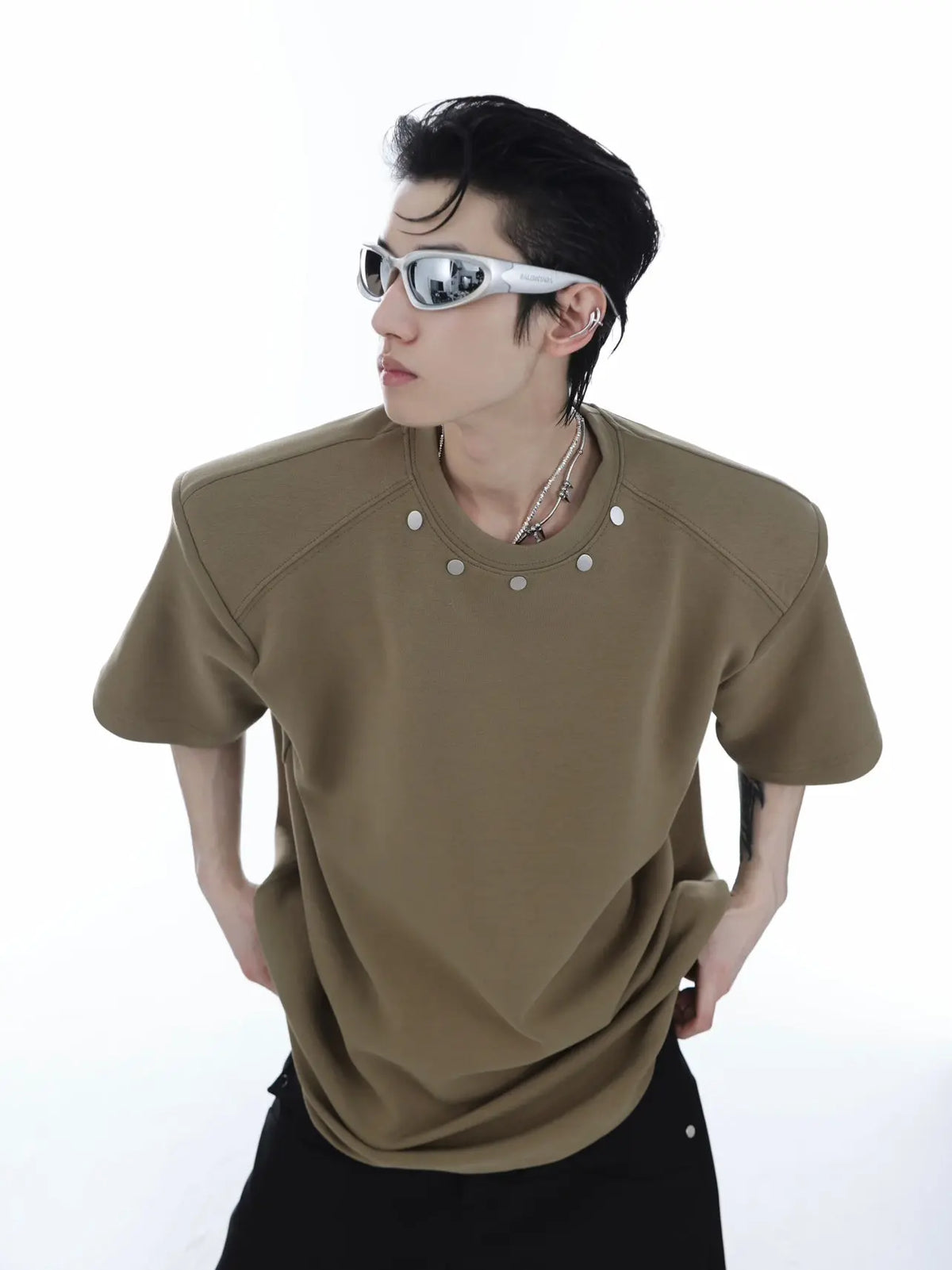 【23s Mar.】Small Round Neck padded Shirt ArtsKoreanMan
