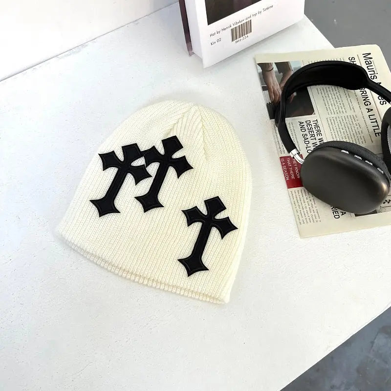 Cross Wool Hat ArtsKoreanMan