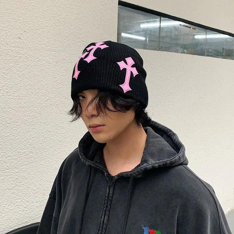 Cross Wool Hat ArtsKoreanMan