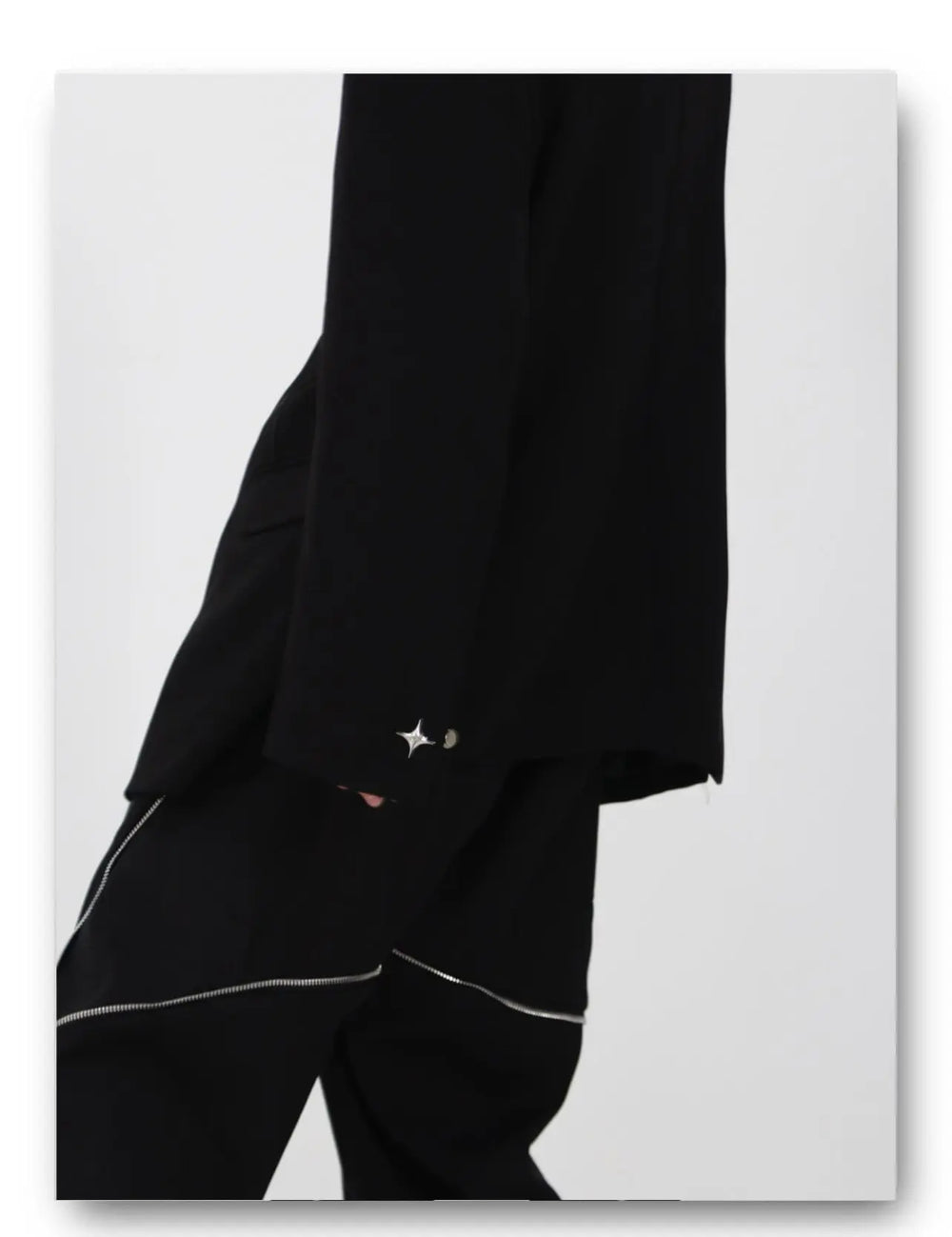 High Shoulder Black Jacket ArtsKoreanMan