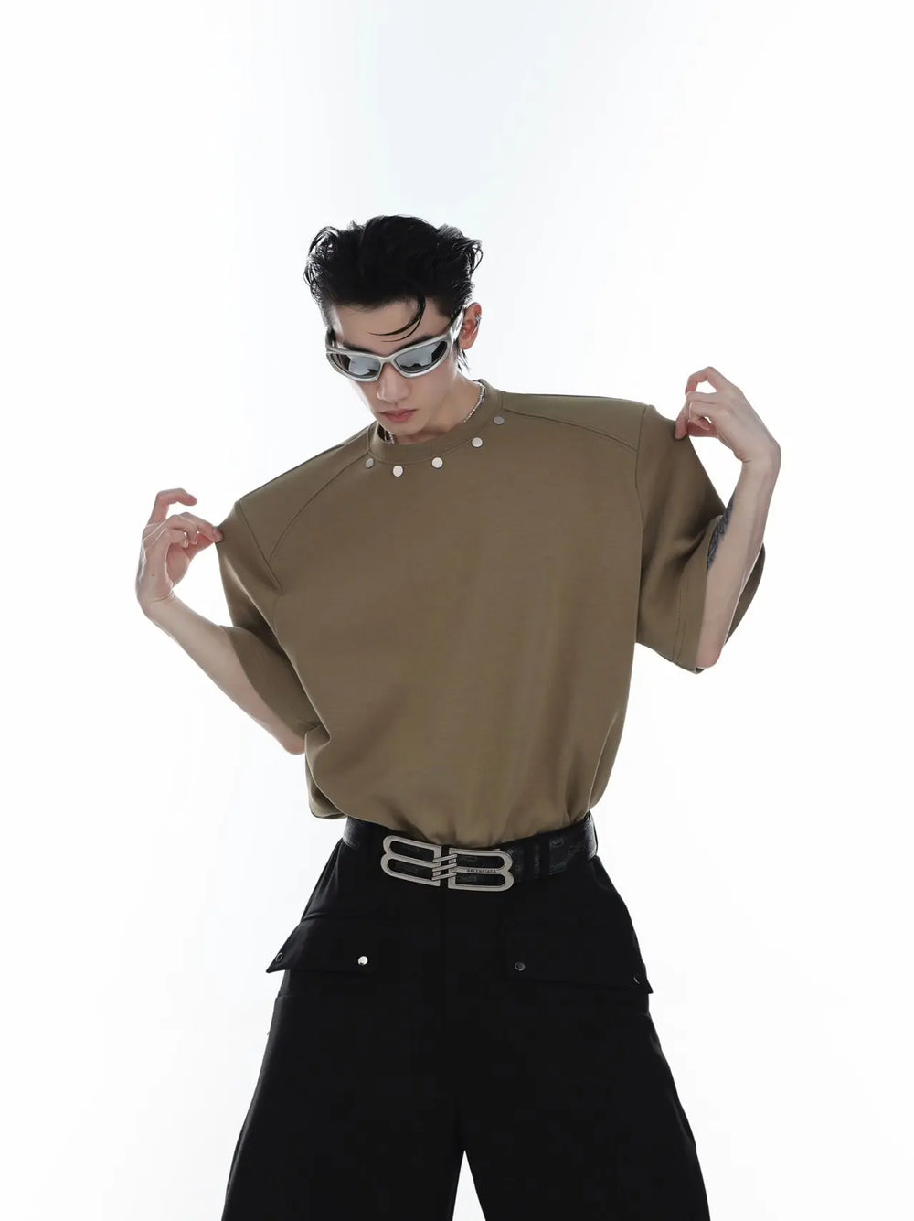 【23s Mar.】Small Round Neck padded Shirt ArtsKoreanMan