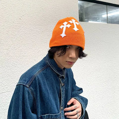 Cross Wool Hat ArtsKoreanMan