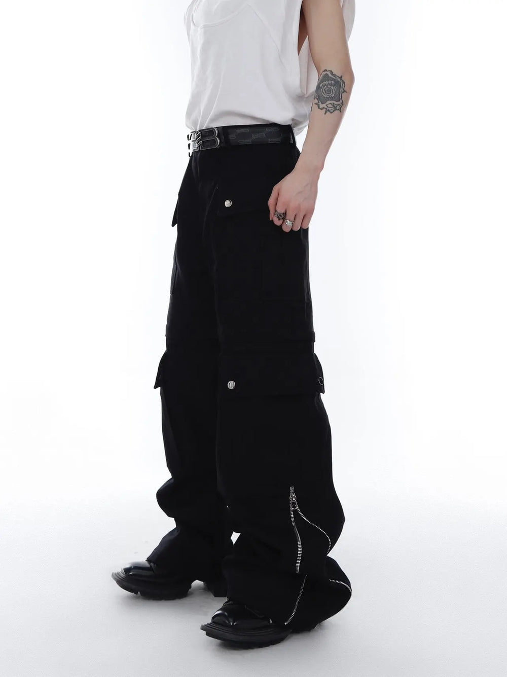 【23s Feb.】Knife Cut Cargo Pants ArtsKoreanMan