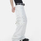 【23s Apr.】Rivet Star Zipper Trousers