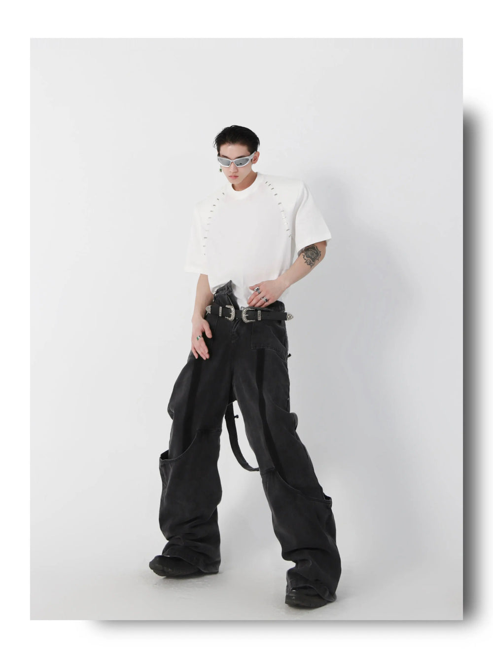 High Shoulder Fashion Shirt ArtsKoreanMan