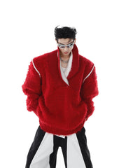 【NEW ARRIVALS】Mink Faux Weighted Knit Sweater ArtsKoreanMan