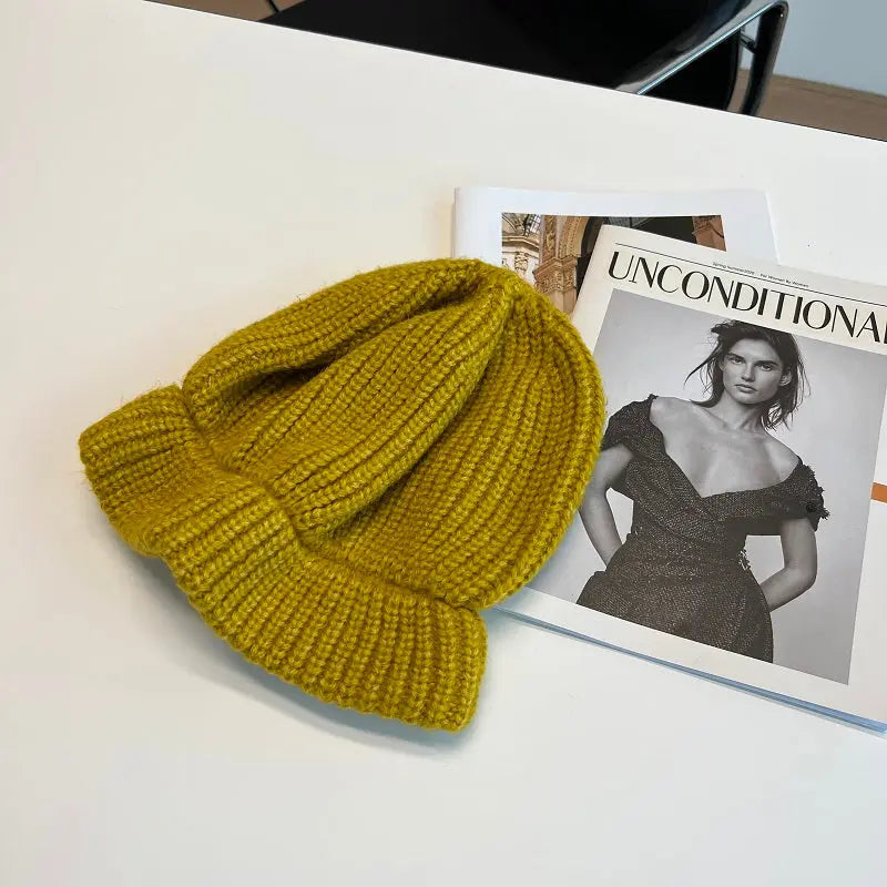Simple Warm Knitted Hat ArtsKoreanMan