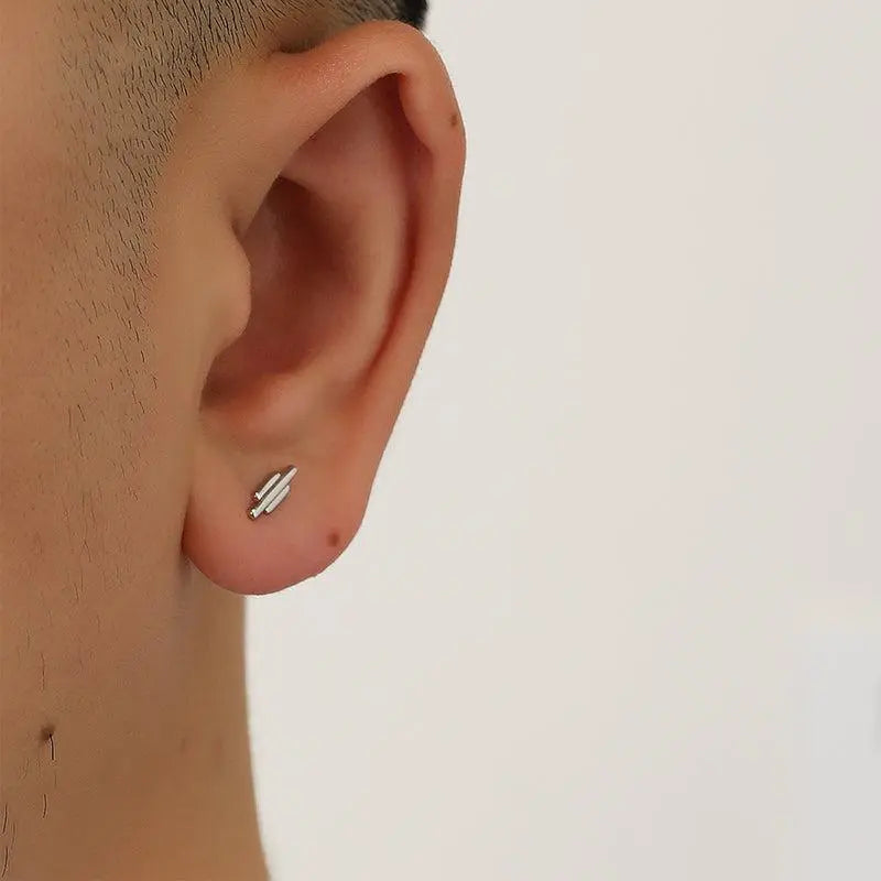 925 Silver Stud Earrings ArtsKoreanMan