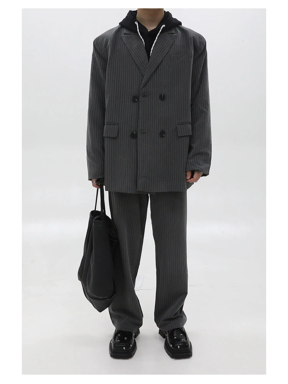 Skull Embellished Leather Shoes ArtsKoreanMan