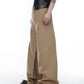 【23s Apr.】Button Loose Straight-leg Trousers