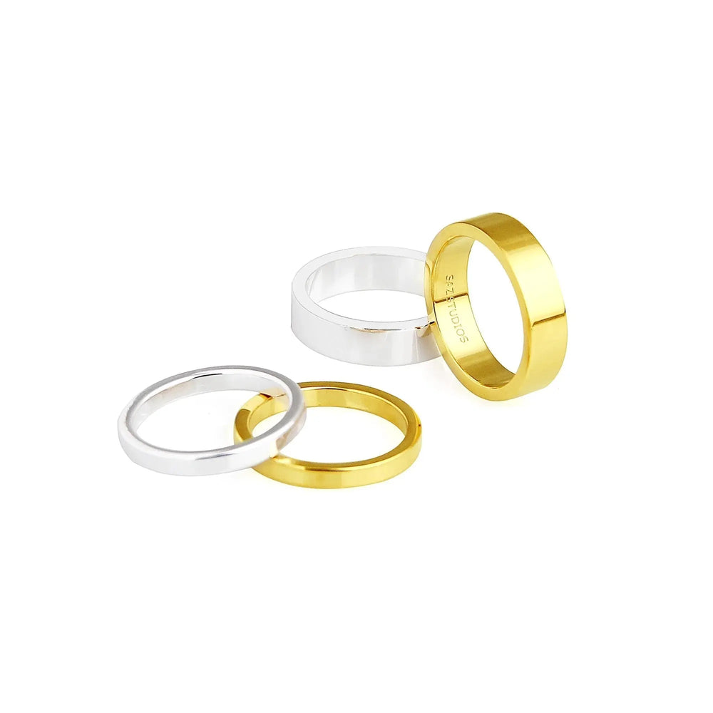 Basic Glossy Metal Ring ArtsKoreanMan