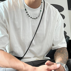 Beads Cuban Chain Necklace ArtsKoreanMan