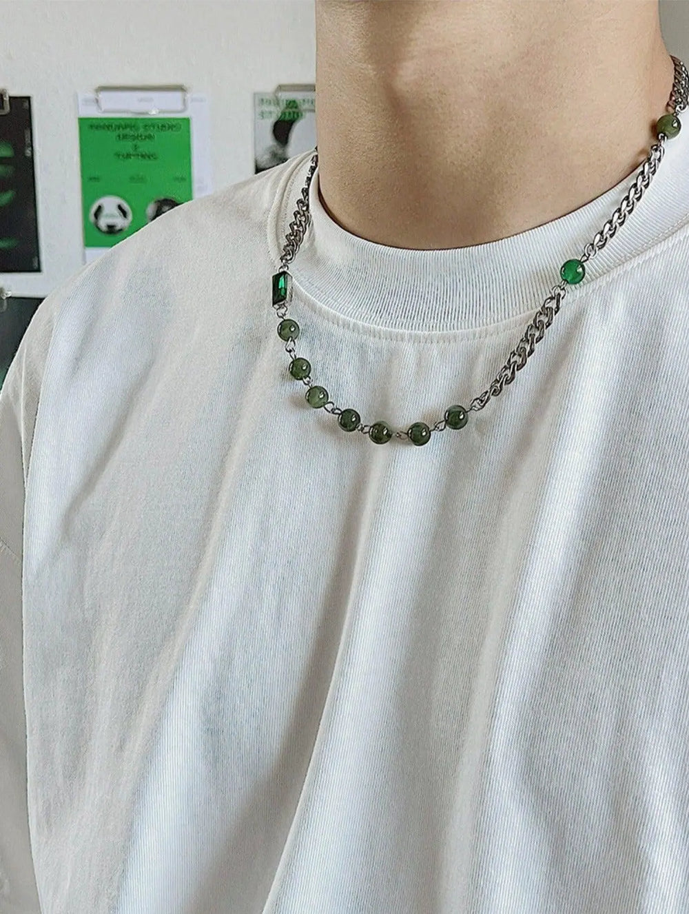 Beads Cuban Chain Necklace ArtsKoreanMan