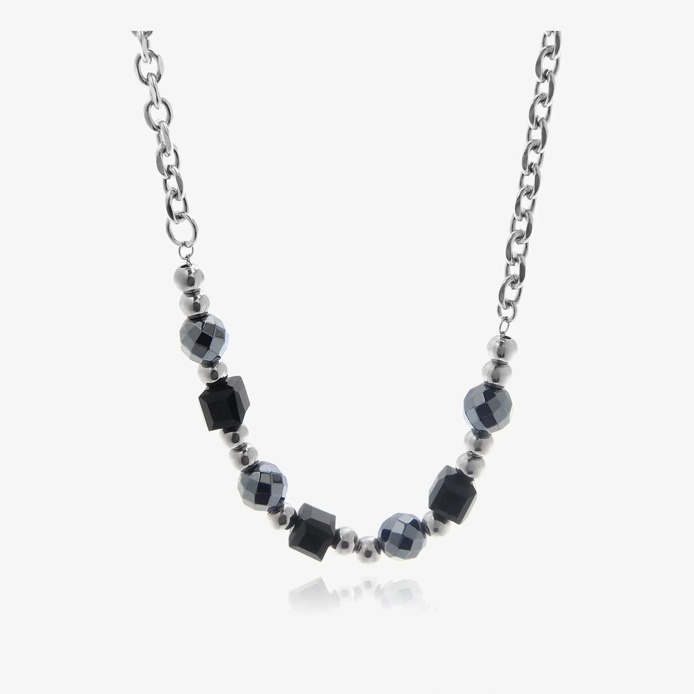 Black Beads Necklace ArtsKoreanMan