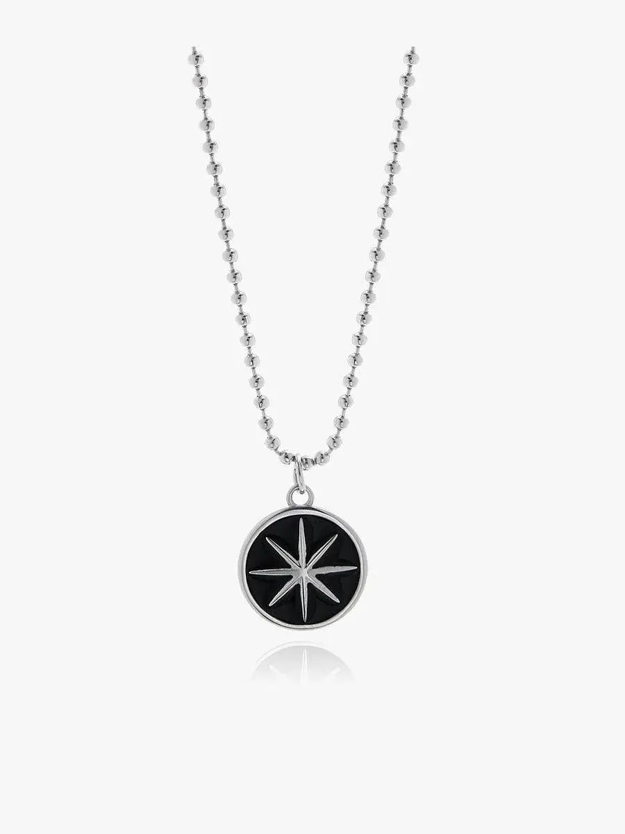 Black Cross Pendant Necklace ArtsKoreanMan