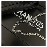 Black Gem Double Necklace ArtsKoreanMan