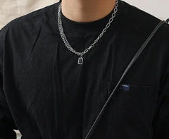 Black Gem Necklace ArtsKoreanMan