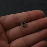 Black Hollow Round Stud Earrings ArtsKoreanMan