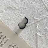 Black Hoop Earrings ArtsKoreanMan