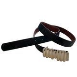 Black Leather Belt ArtsKoreanMan