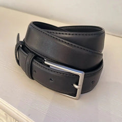 Black Leather Belt ArtsKoreanMan