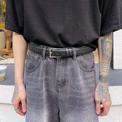 Black Leather Belt ArtsKoreanMan